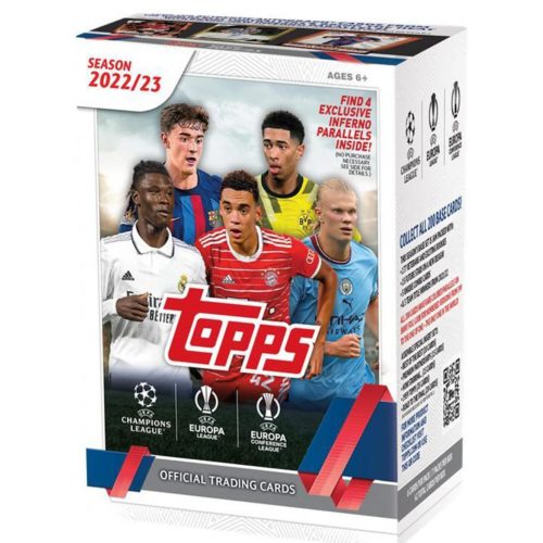 2022-23 Topps UEFA Club Competitions Soccer Blaster Box