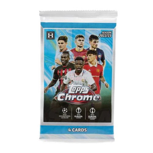 2022/23 Topps Chrome UEFA Club Competitions Soccer Hobby LITE Box pack