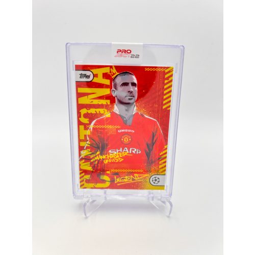 Eric Cantona focis kártya (Topps Project 22 / Manchester United)